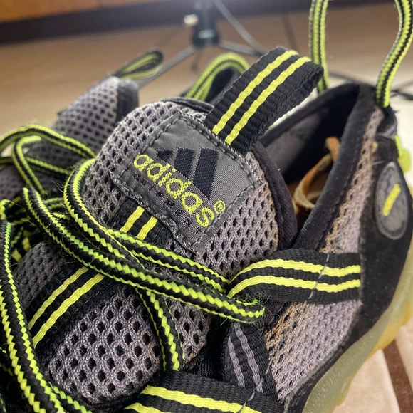 RARE 1998 VTG adidas EQT shoes black thick rope laces vapor promotion sample? - Picture 3 of 10